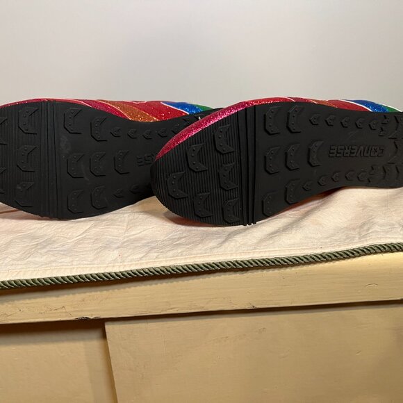 Converse JW Anderson Uniqlo Loewe Collab Limited Edition Sneaker Multi Glitter M - Picture 6 of 8